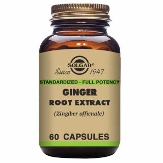 Ginger Root Extract Vegetable Capsules (60)