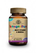 Kangavites  Complete Multivitamin & Mineral Formula for Children (Bouncing Berry) Chewable Tablets - Pack of 60
