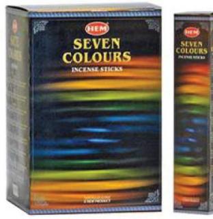 HEM 7 Colors box 12 (DOZEN 35 STICKS)